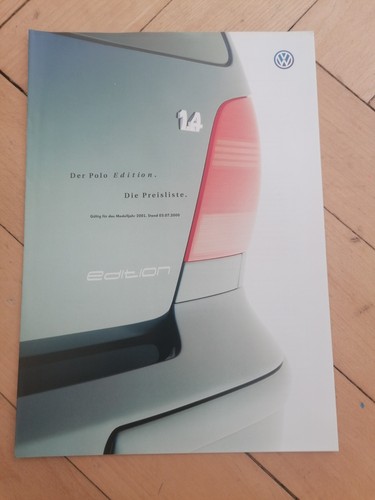 Polo edition preisliste - vw,